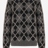 MAGLIONE IN CASHMERE CON MOTVIO GEOMETRICO 18072645 490 KHAITE 