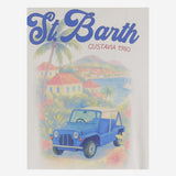 T-SHIRT IN COTONE CON STAMPA DNV0002 04444L MC2 SAINT BARTH 