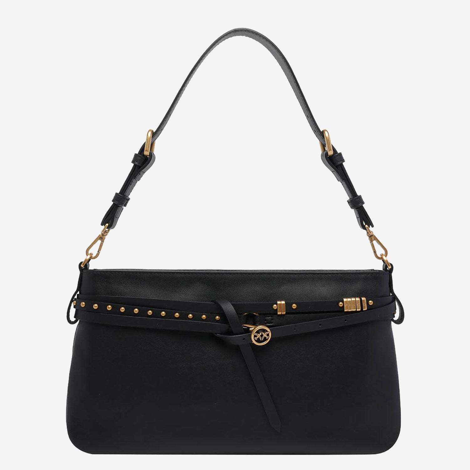 BORSA A SPALLA IN PELLE 106176 A0QOZ99Q PINKO 