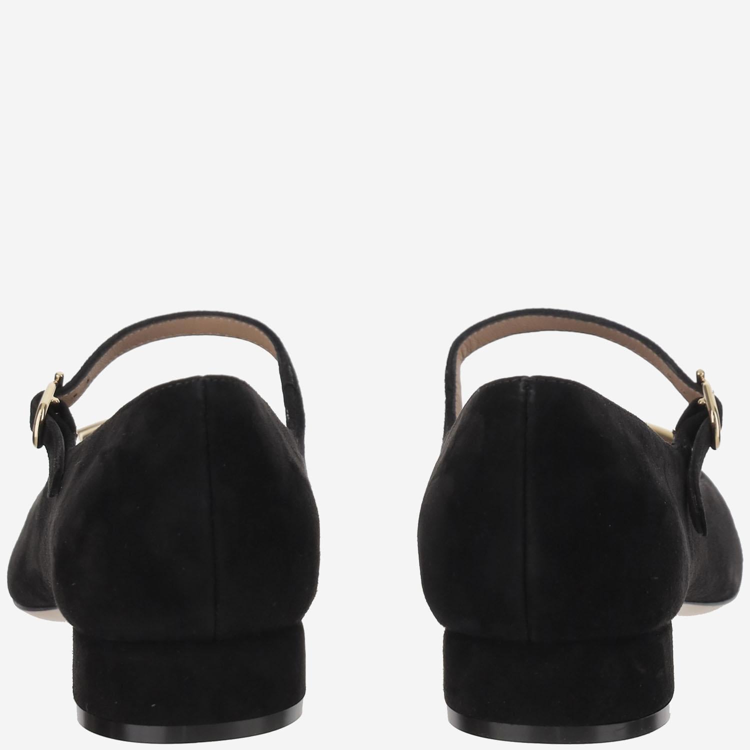 BALLERINE IN PELLE MARRY 001NEROAMARETTINERO SALVATORE FERRAGAMO 