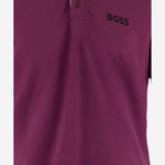 POLO IN MISTO COTONE STRETCH CON LOGO 50469102 674 HUGO BOSS 