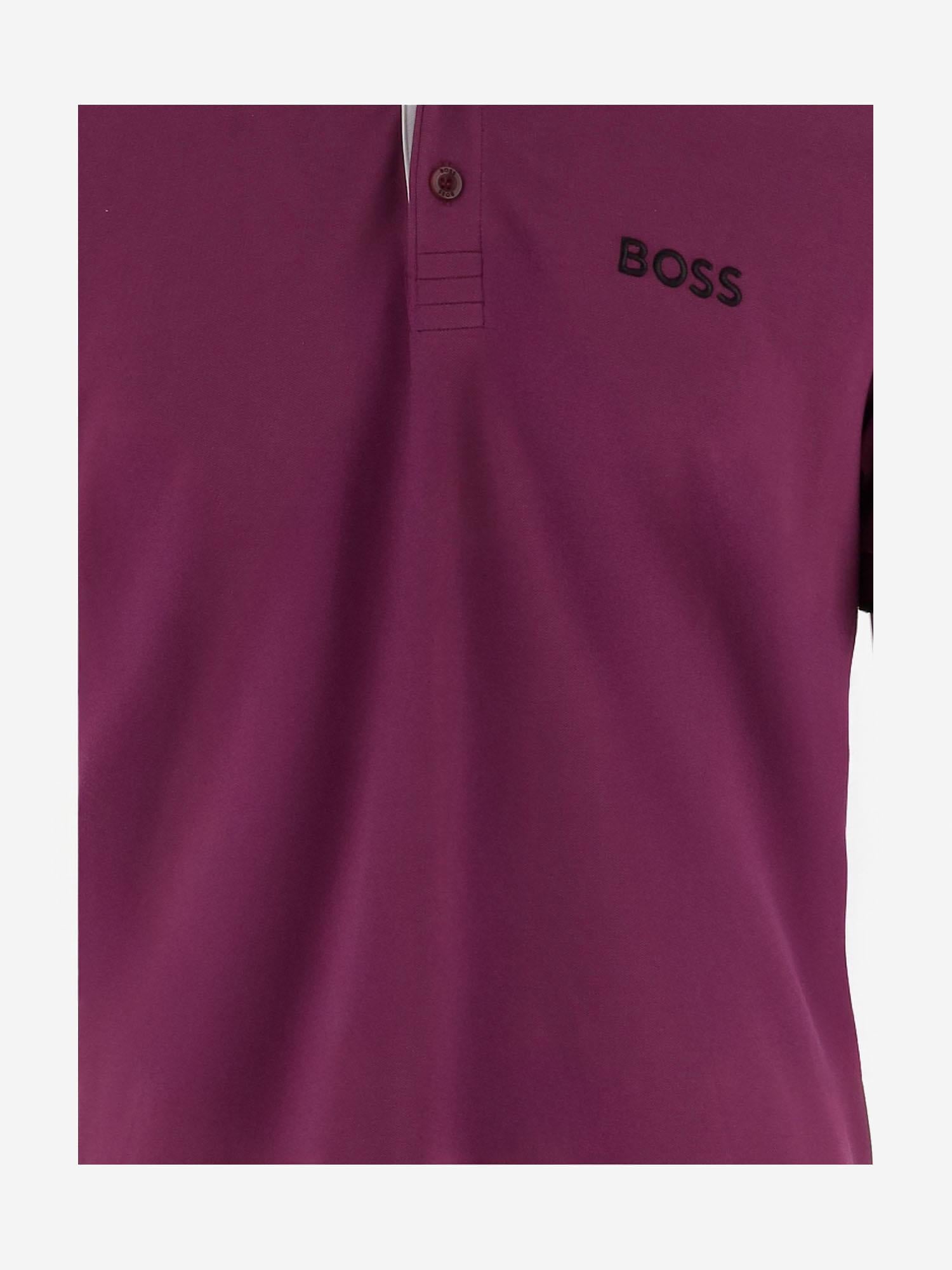 POLO IN MISTO COTONE STRETCH CON LOGO 50469102 674 HUGO BOSS 