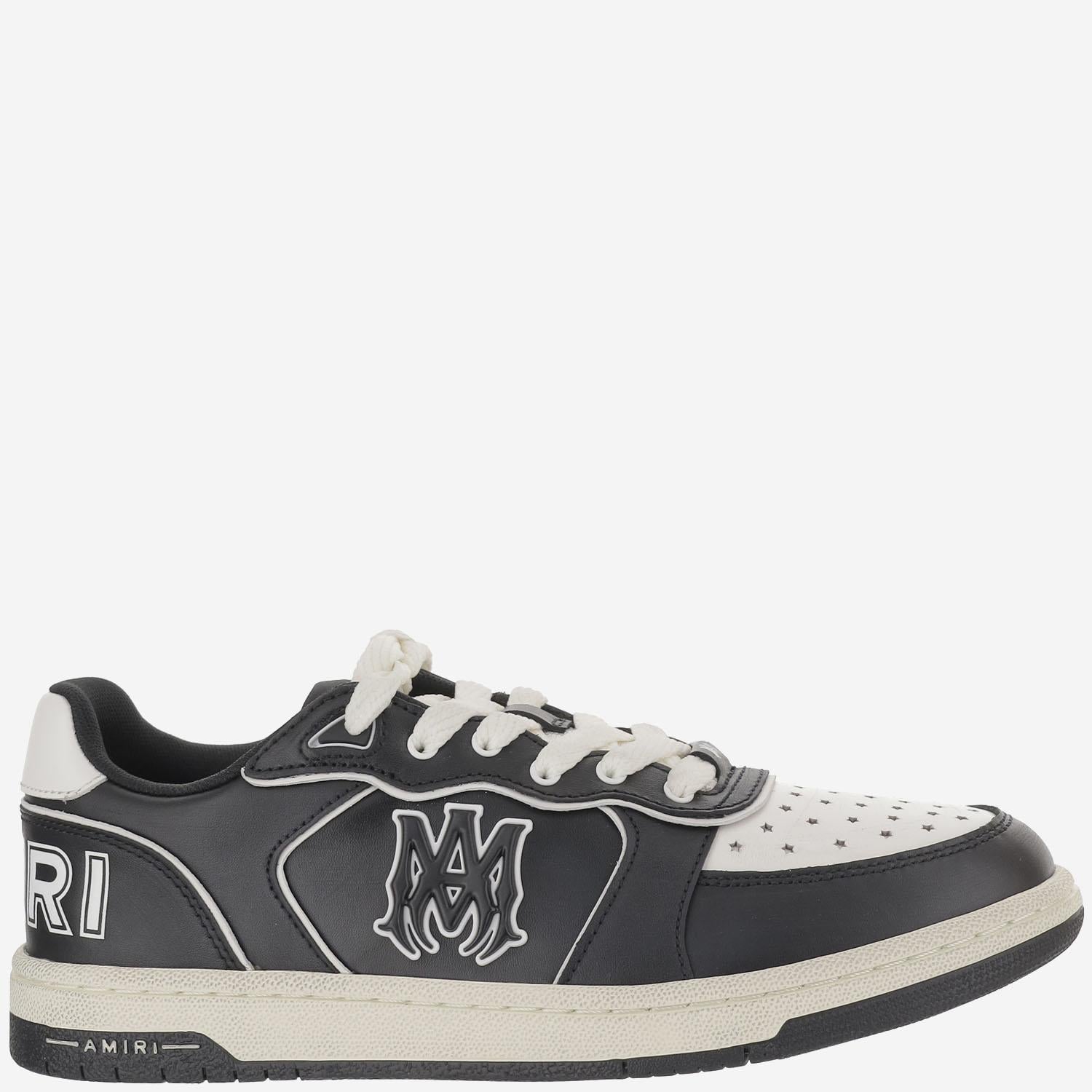 SNEAKERS IN PELLE CON LOGO AMSNSN 1061001 AMIRI 