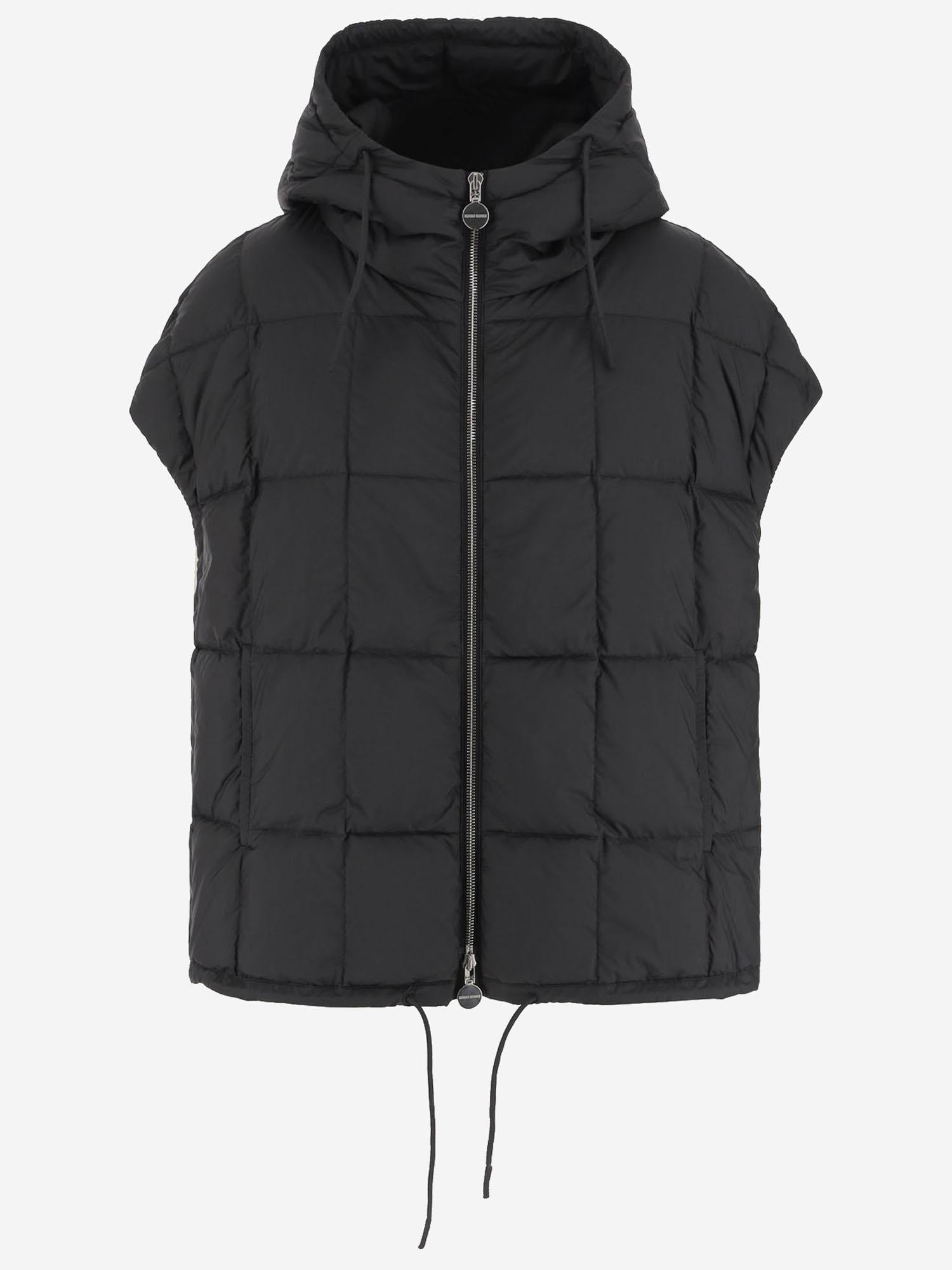 GILET COZY ARCO IN NYLON COZY ARCO VEST MICROBLACK IENKI IENKI 