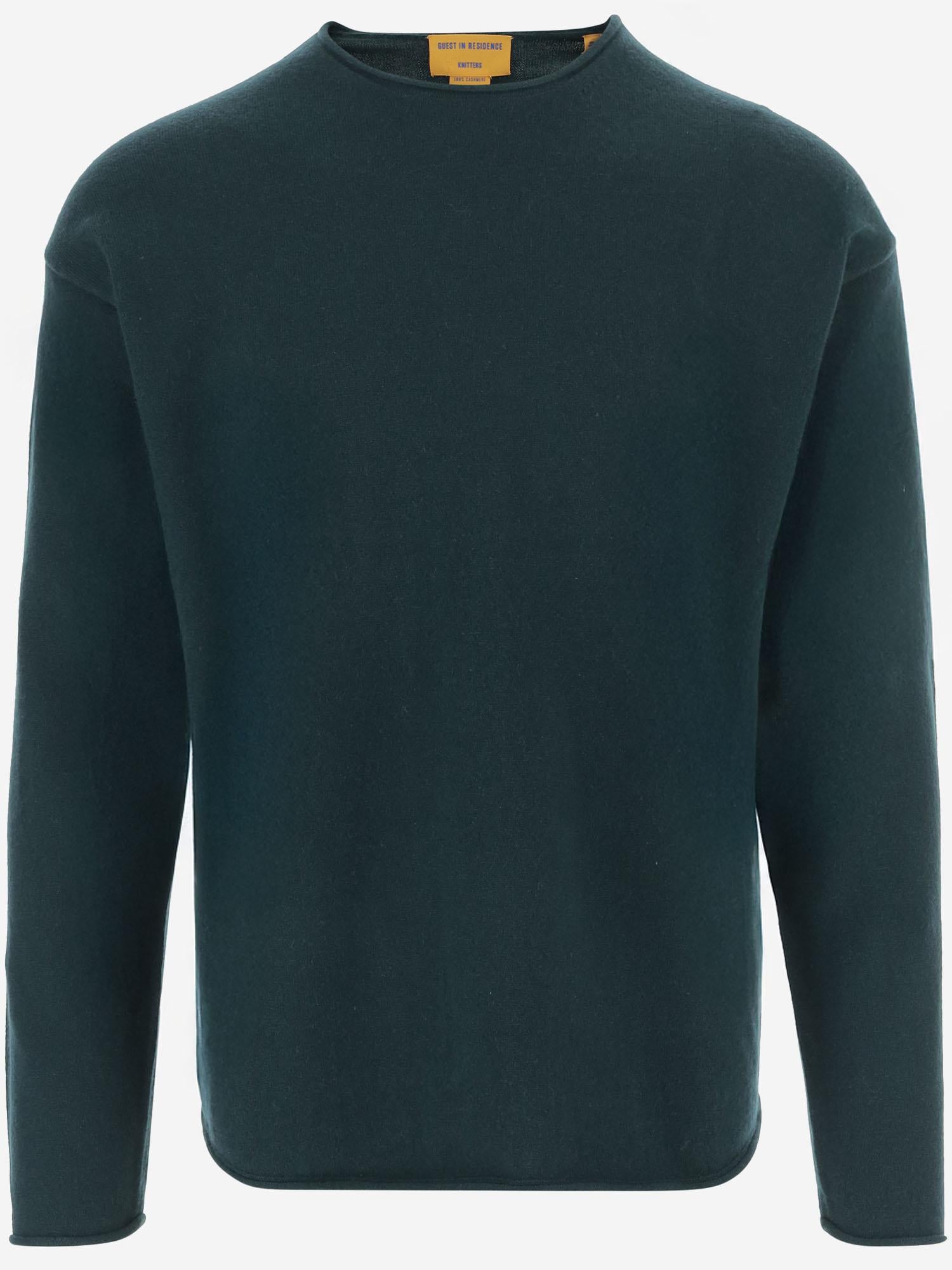 MAGLIONE IN CASHMERE CON RISVOLTO U10110JL HOL GUEST IN RESIDENCE 