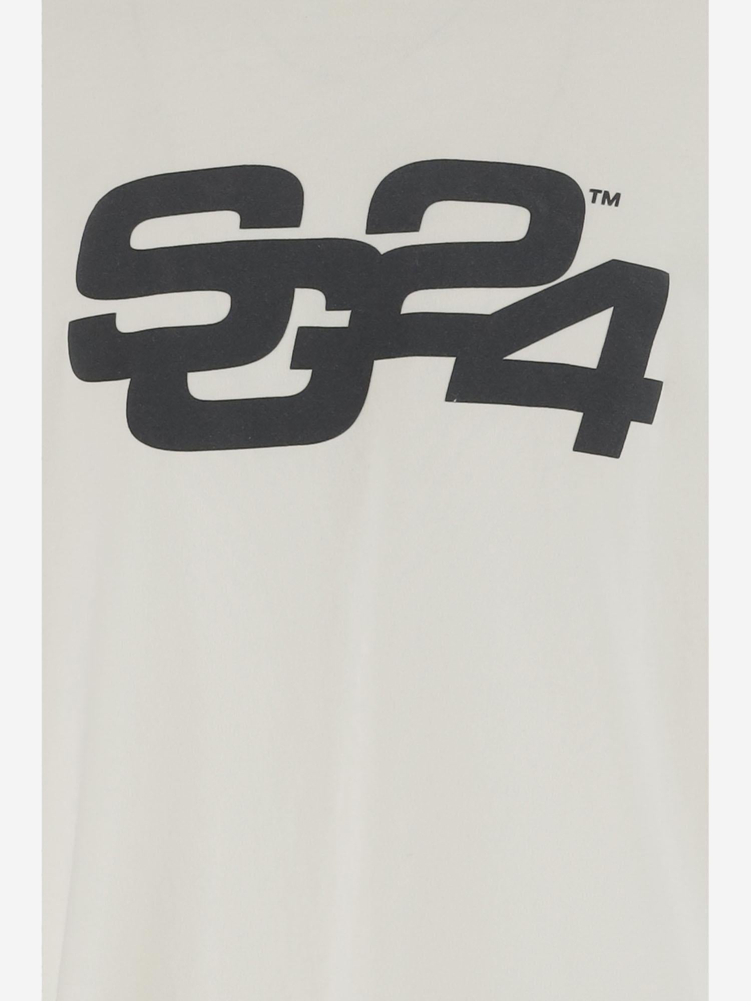 T-SHIRT IN COTONE CON LOGO SG2410106 CANNOLICREAM SUMMER GAMES 