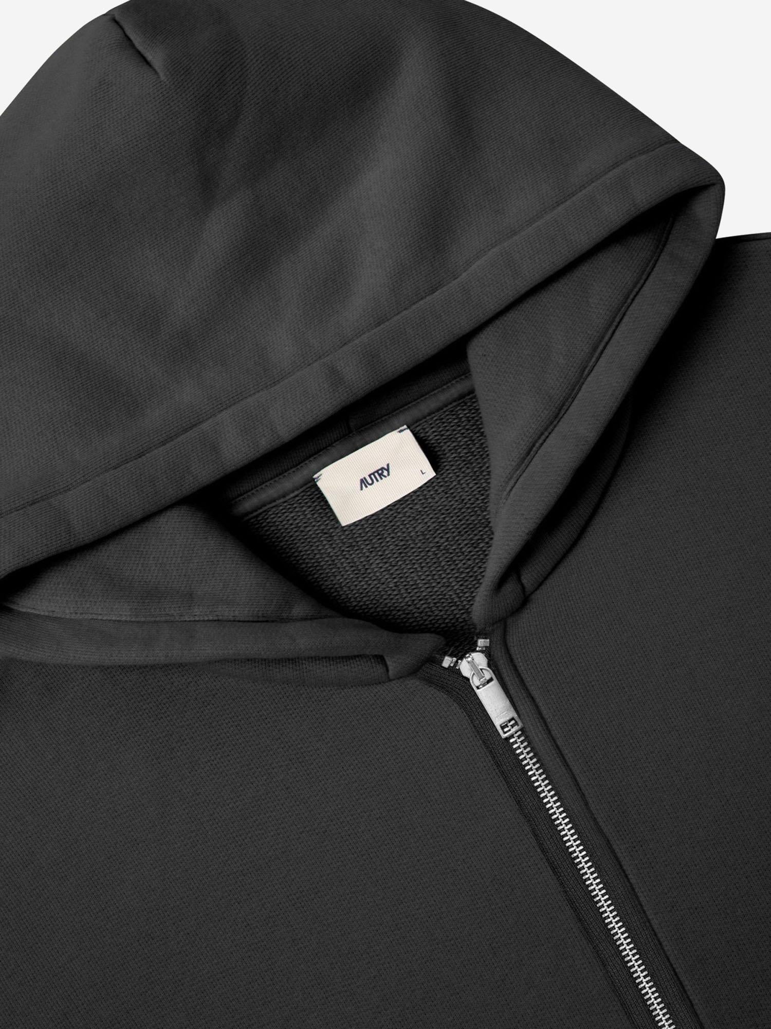 FELPA IN COTONE CON LOGO HIPX032K JERSEYBLACK AUTRY 