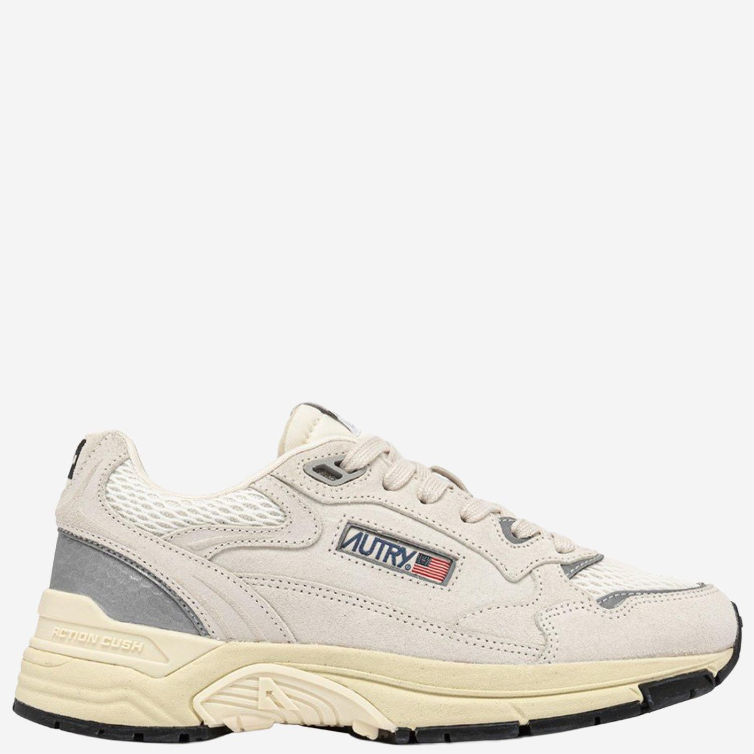 SNEAKERS HYPERWAY HYLMUM18 SUEDEMESHWHTSILV AUTRY 