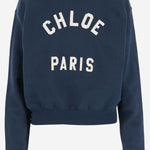FELPA IN COTONE CON LOGO CH24AJH12192 4C6 CHLOE 