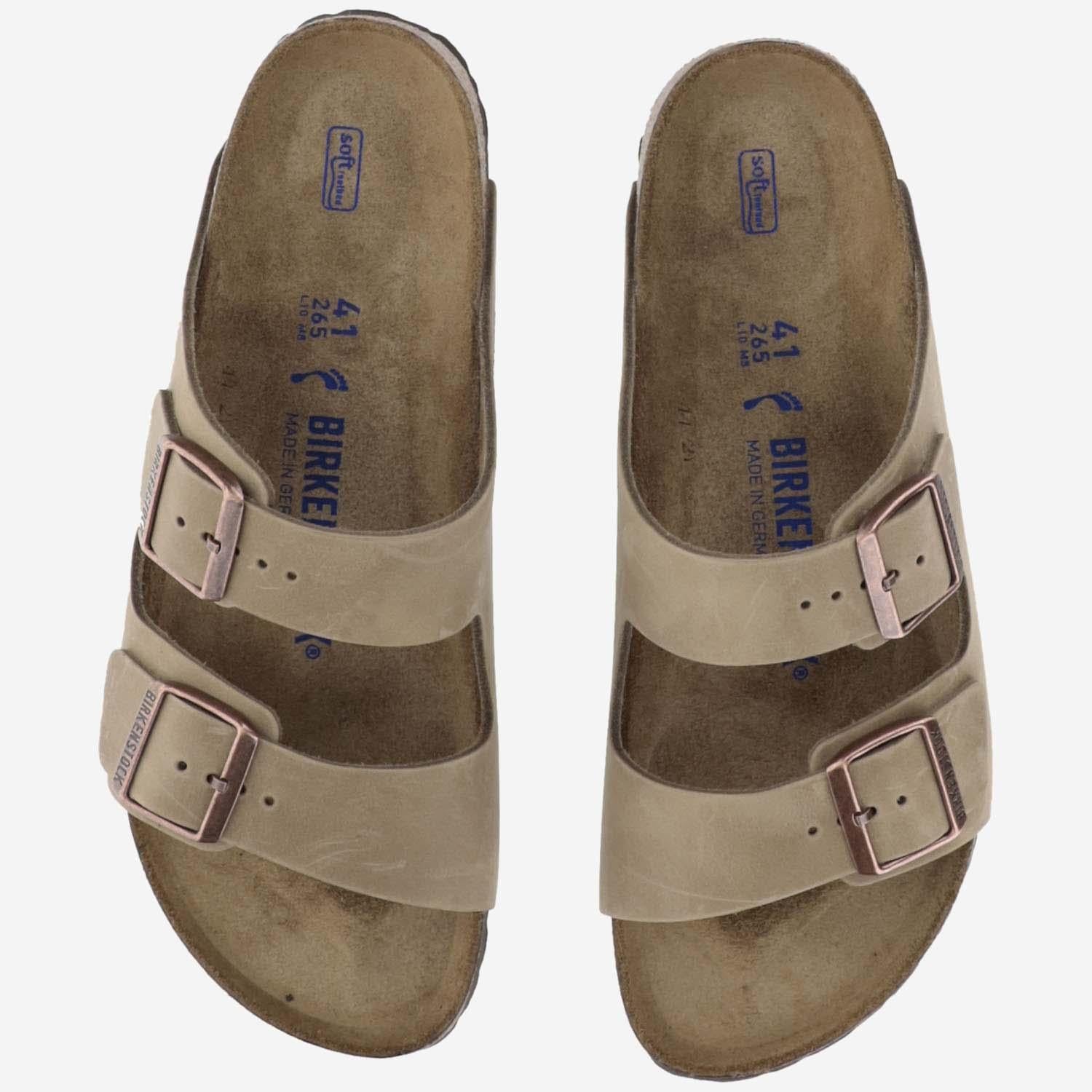 SANDALI ARIZONA IN SUEDE 552813 TABACCOBROWN BIRKENSTOCK 