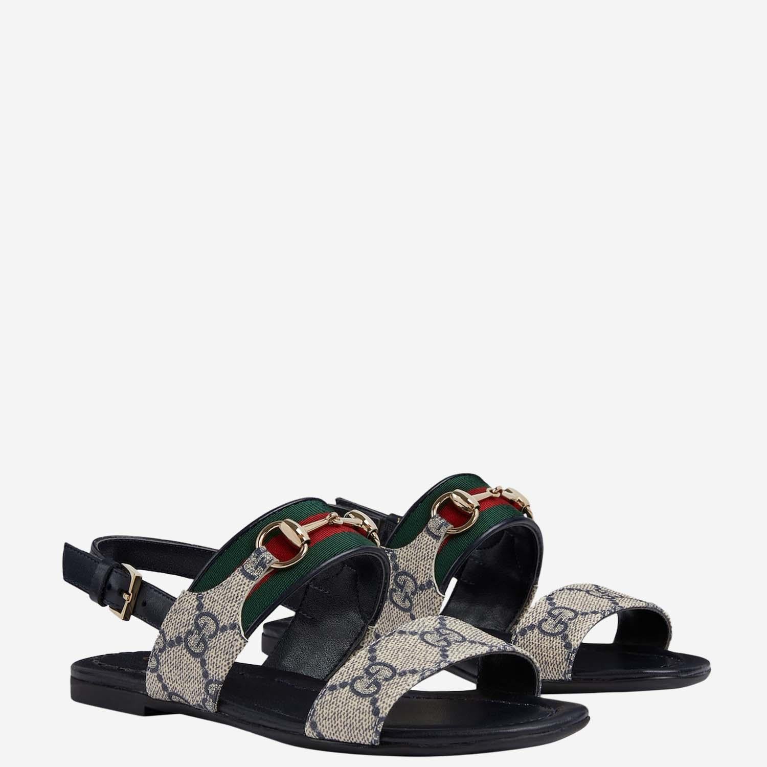 SANDALI GG CON WEB 857719 FAFM74061 GUCCI KIDS 