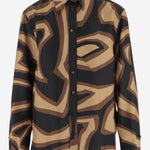 CAMICIA IN SETA CON STAMPA LABIRINTO 5URJ09 5U741049 EMILIO PUCCI 