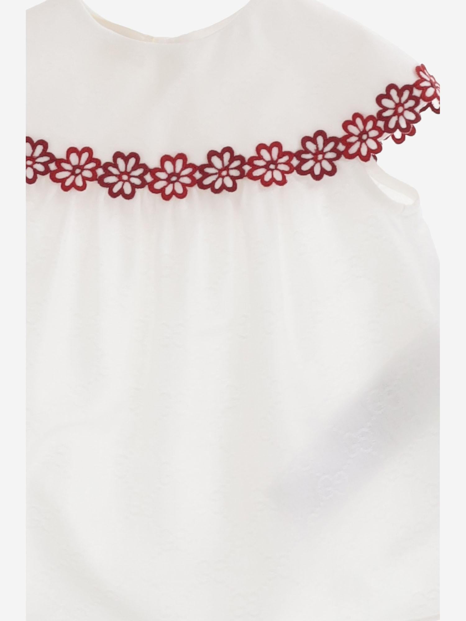 CAMICIA IN COTONE CON MOTIVO FLOREALE 851809 ZAF039541 GUCCI KIDS 