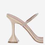 SANDALI GILDA GILDASLIPPER 95CHAMPAGNEPEARLYGOLDQUARTZ AMINA MUADDI 