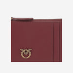 PORTACARTE IN PELLE CON LOGO 100251 A1YBY1HQ PINKO 