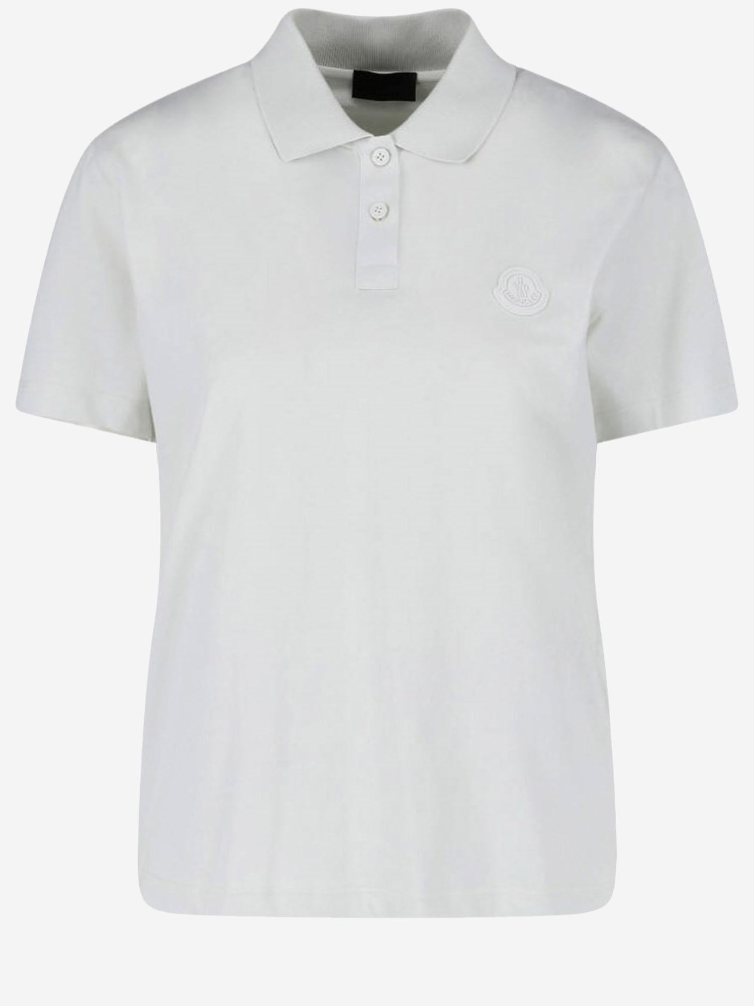 POLO IN COTONE CON LOGO 8A00003 89AZ0804 MONCLER 