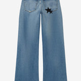 JEANS OPAL INDIGO STAR IN MISTO COTONE STRETCH 19003WMRWDLGB OPALINDIGOSTAR RE/DONE 