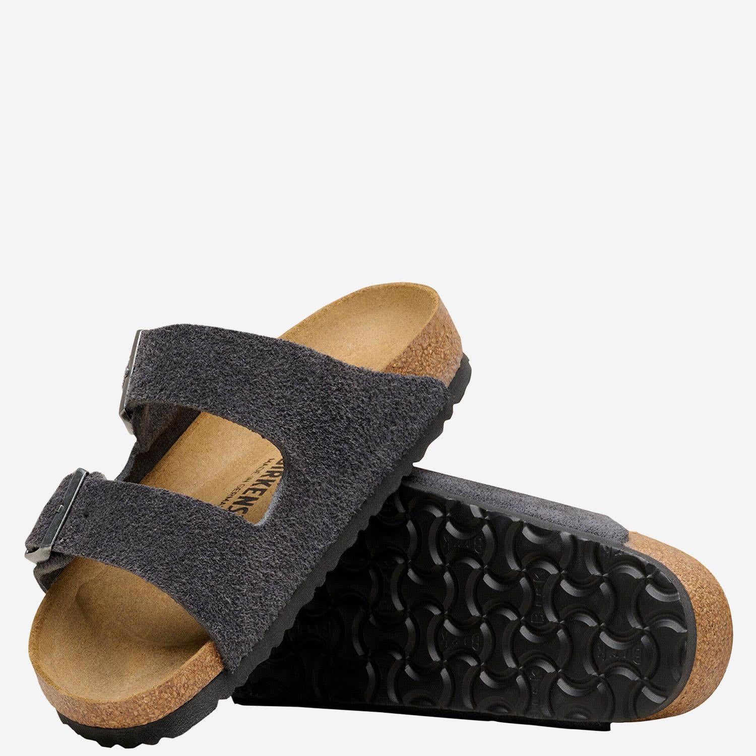 SANDALI ARIZONA IN SUEDE 1031625 CHARCOAL BIRKENSTOCK 