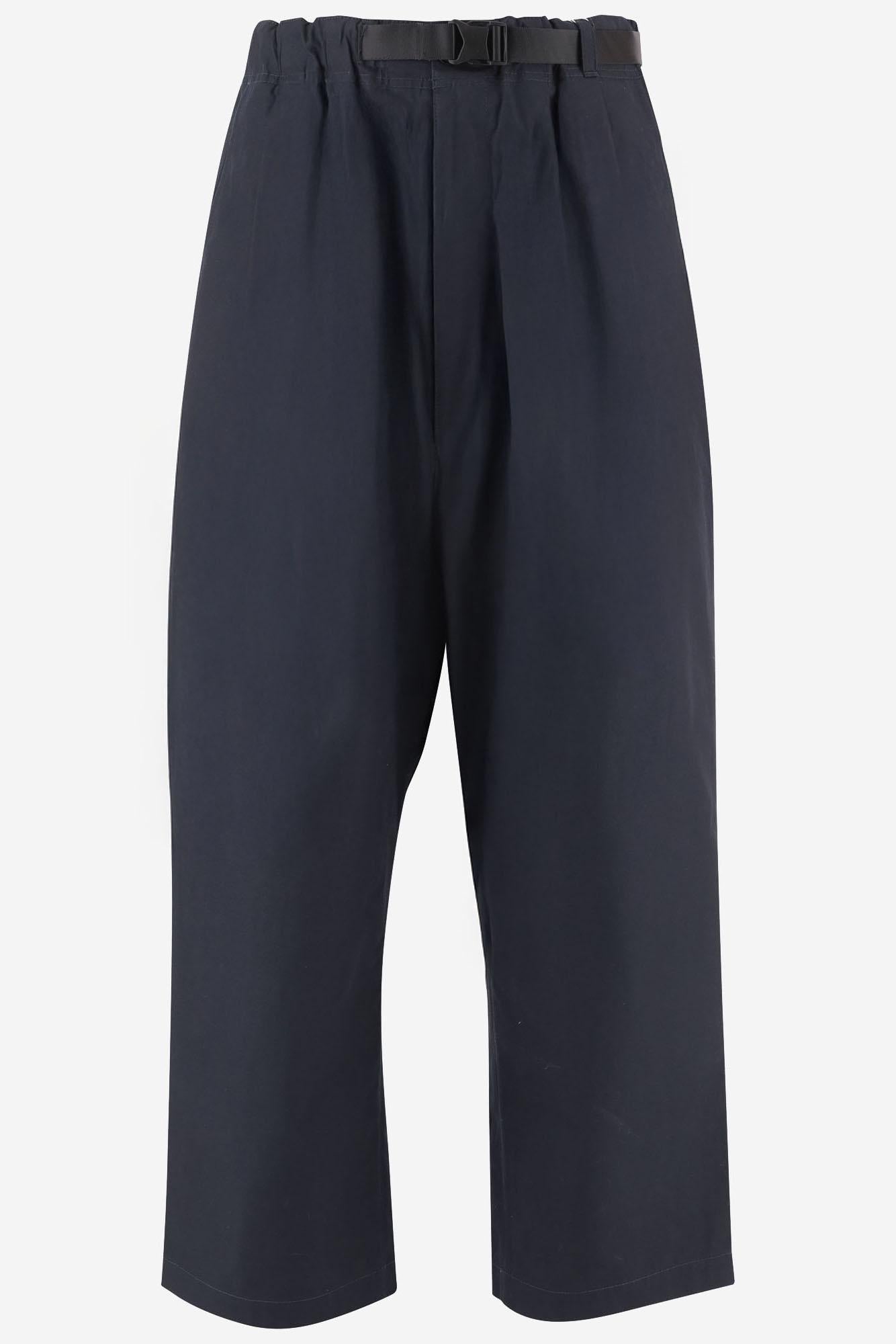 PANTALONI IN COTONE A VESTIBILITÀ AMPIA HPP012W25 2 HOMME 