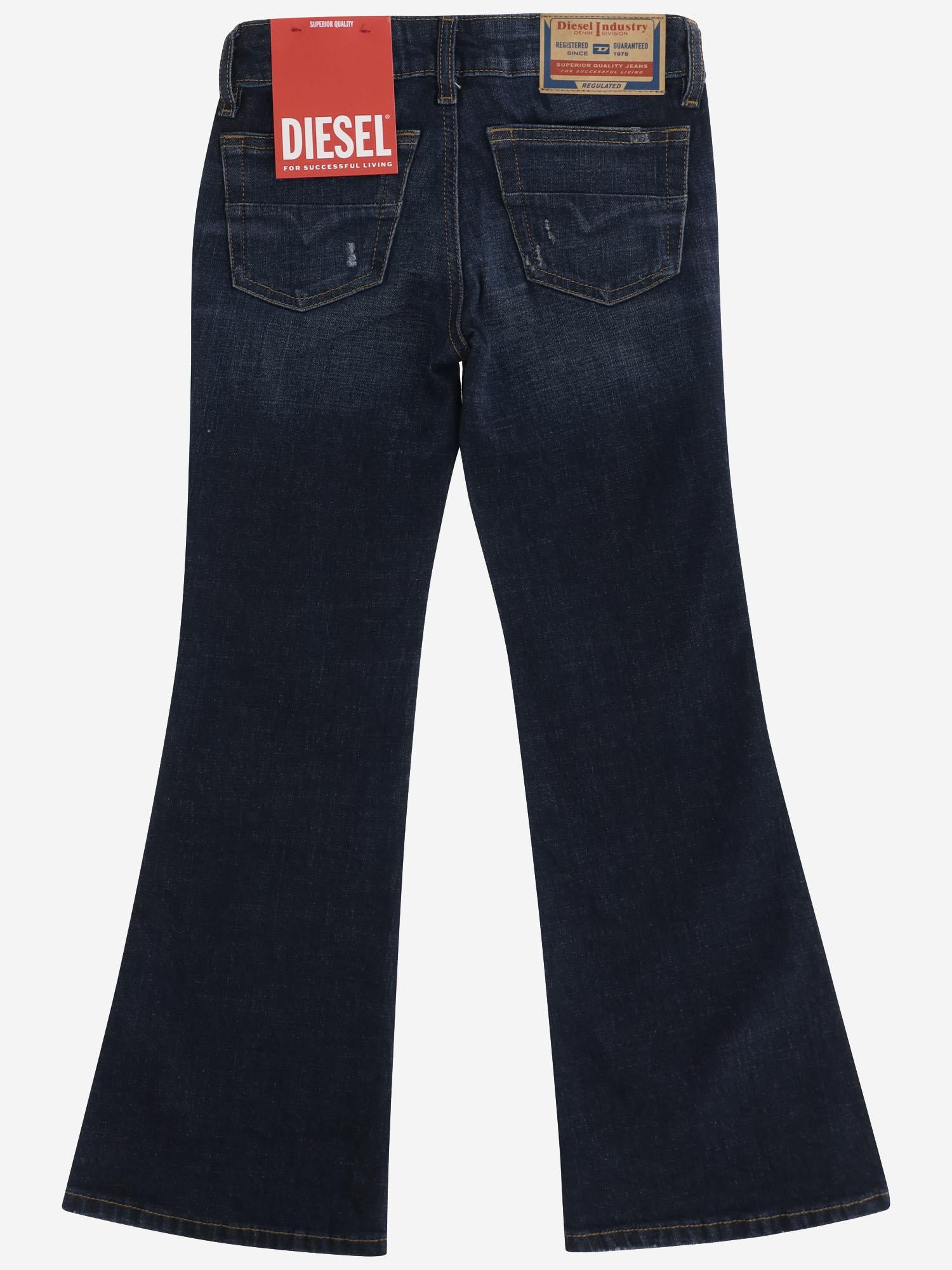 JEANS D-EKI-J IN COTONE STRETCH J02331 KXBP2K01 DIESEL KIDS 