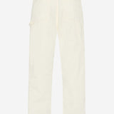 PANTALONI SANKURO IN COTONE E CASHMERE 981W3670 WHT THE ROW 