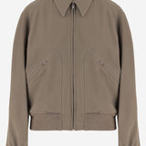 GIACCA IN LANA VERGINE CON ZIP S51AM0509 M35062804 MAISON MARGIELA 