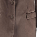 GIACCA MONOPETTO IN VELLUTO DI COTONE STRETCH JBERTHA16B 800020T1200 TAGLIATORE 