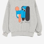 FELPA IN COTONE CON STAMPA B225AC031  BOBO CHOSES KIDS 