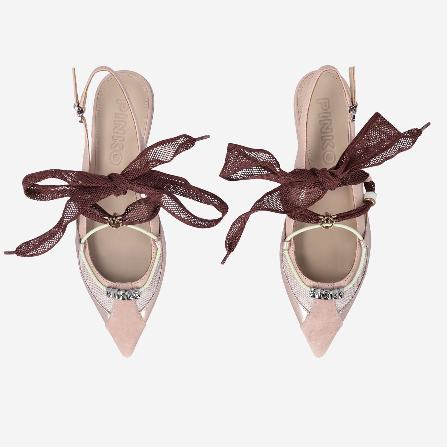 BALLERINE SLINGBACK CON LACCI SD0547 P003W4E PINKO 