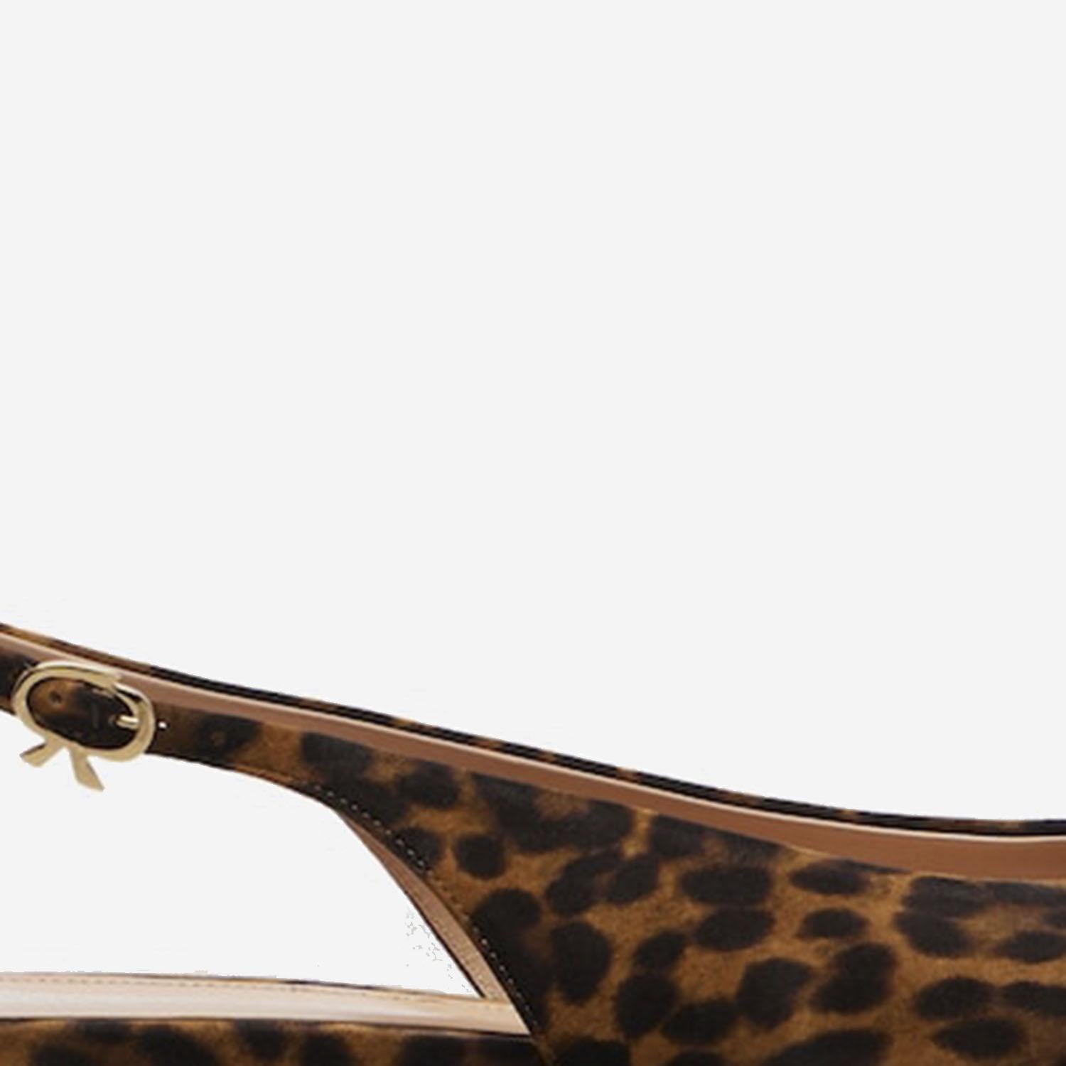 SLINGBACK ROBBIE CON MOTIVO ANIMALIER<BR/> G95546 05RICCMD GIANVITO ROSSI 