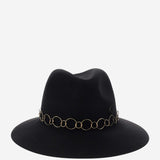 FEDORA HENRIETTA IN FELTRO 1002091001 BLACK MAISON MICHEL 