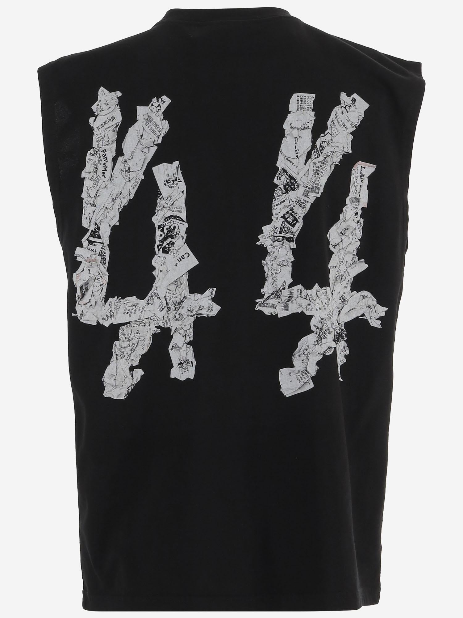 CANOTTA IN COTONE CON STAMPA B0030654 FA706P756 44 LABEL GROUP 