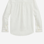 CAMICIA IN COTONE CON VOLANT 312929954 004 POLO RALPH LAUREN KIDS 
