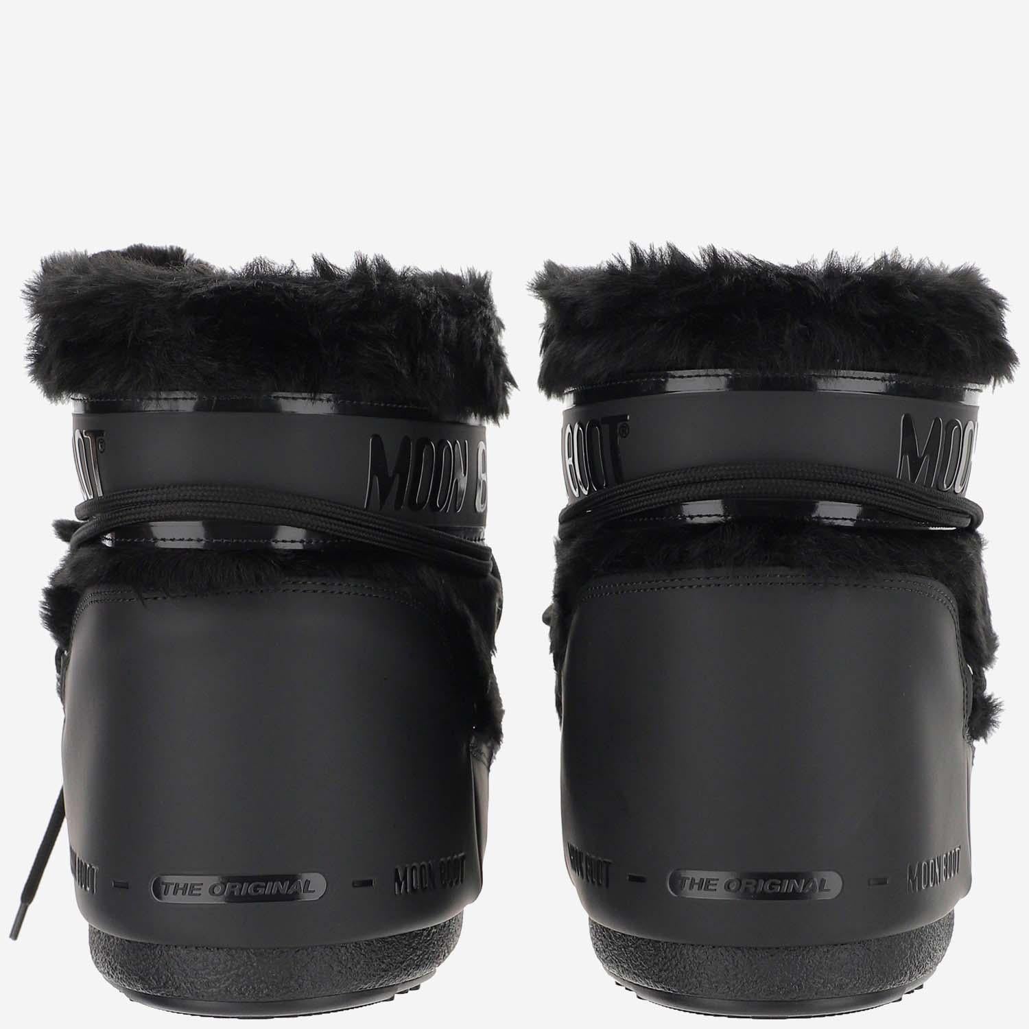 STIVALETTI ICON LOW FAUX FUR 1409390 N001 MOON BOOT 