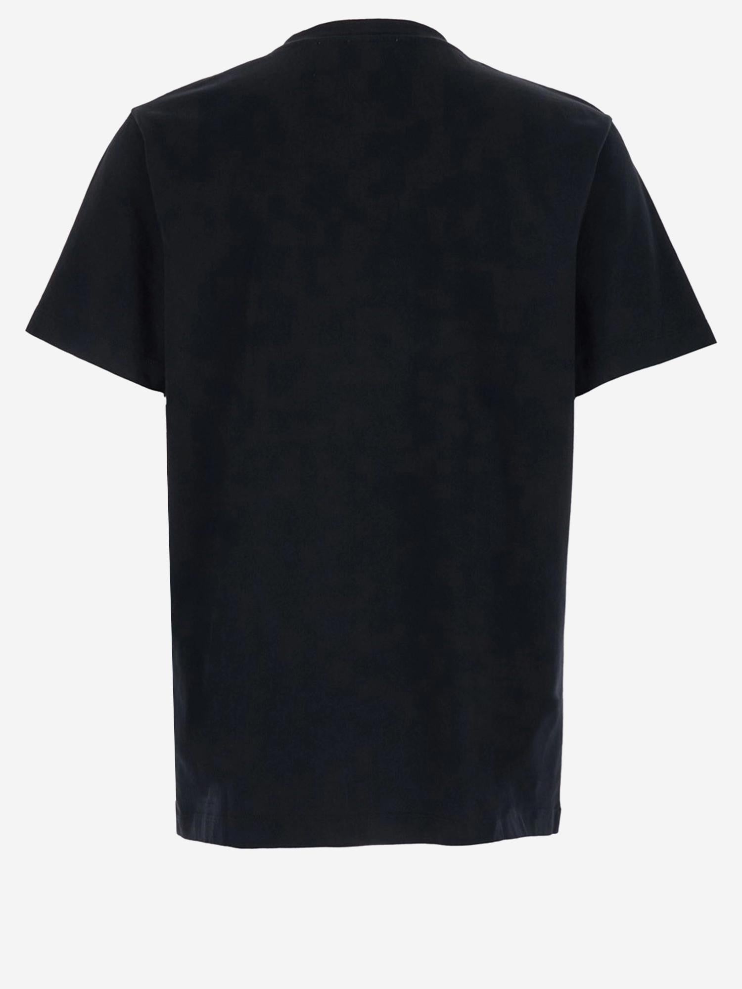 T-SHIRT IN COTONE CON LOGO 44MAA027S26J00B 001 OFF-WHITE 