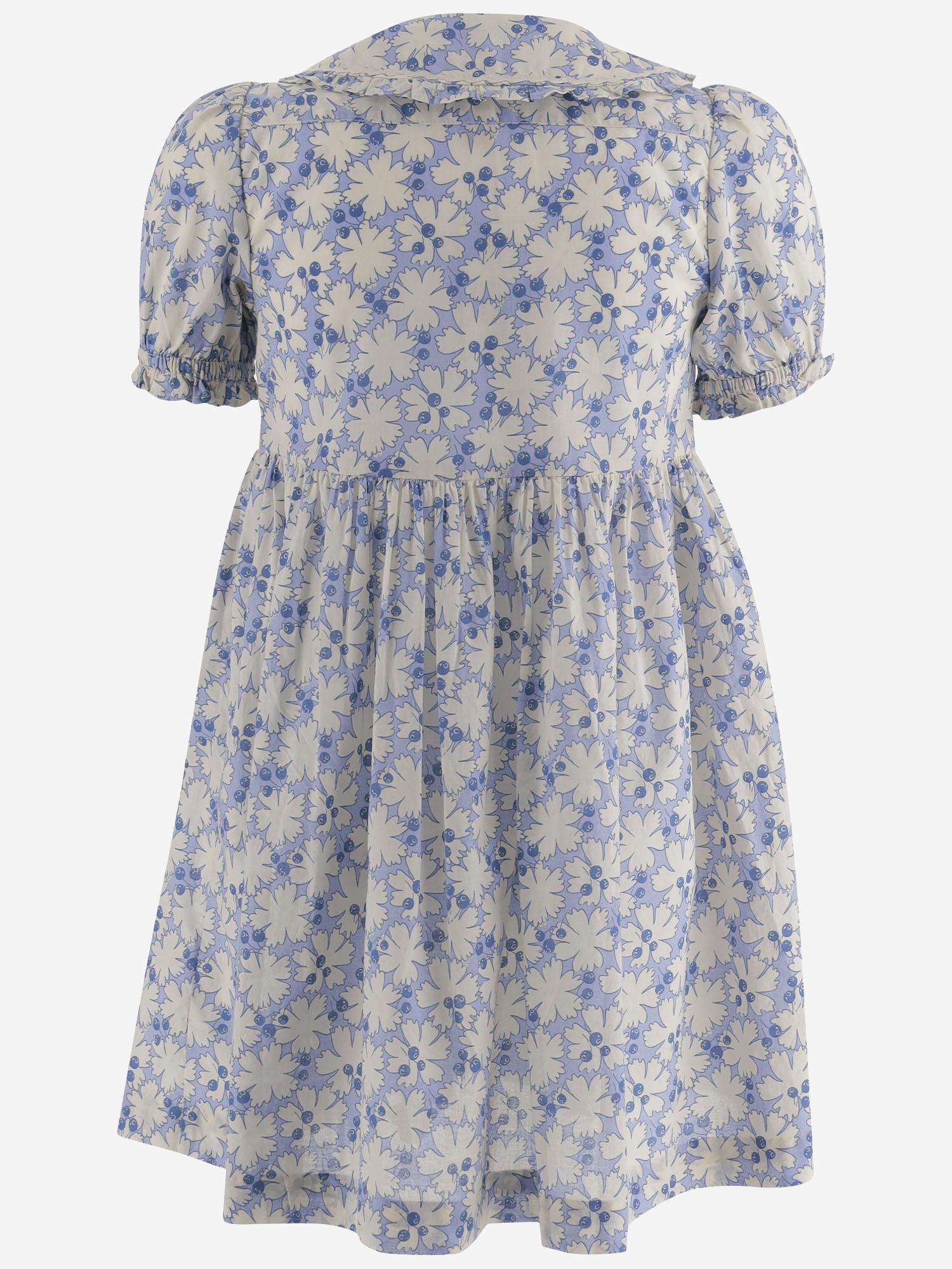 ABITO IN COTONE CON MOTIVO FLOREALE 312A12014 001 POLO RALPH LAUREN KIDS 