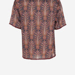 Camicia in cotone con stampa grafica 6V0AA111ATM BC1 VALENTINO 