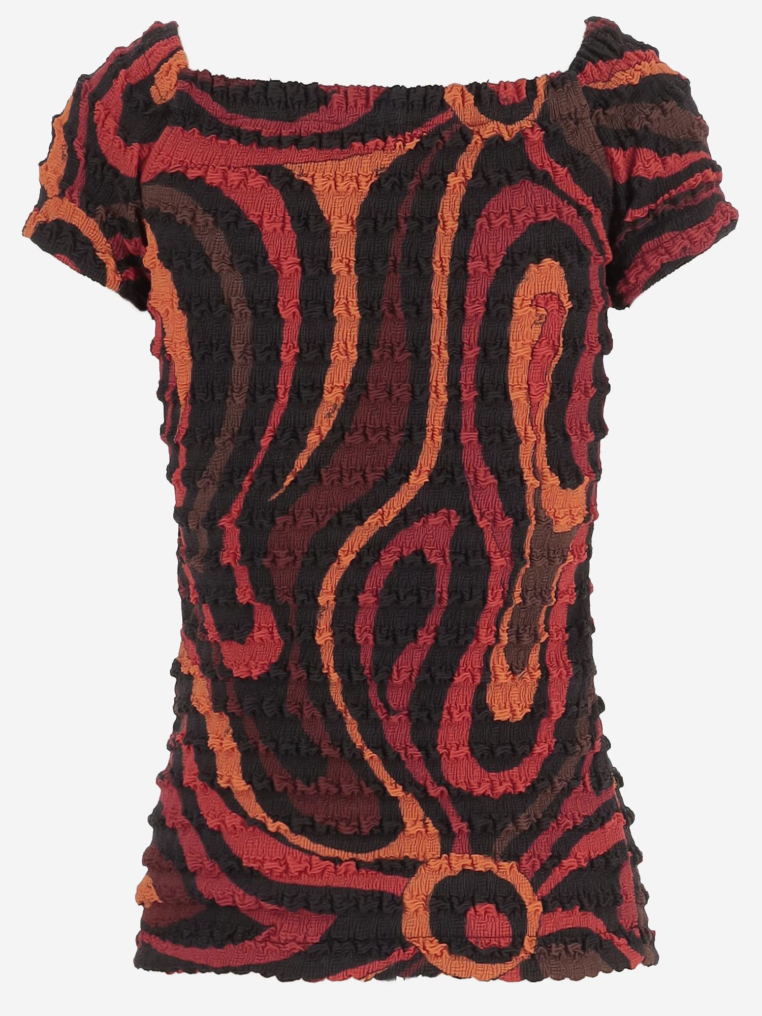 TOP IN NYLON CON LAVORAZIONE INCRESPATA 6HJM416H768 002 EMILIO PUCCI 