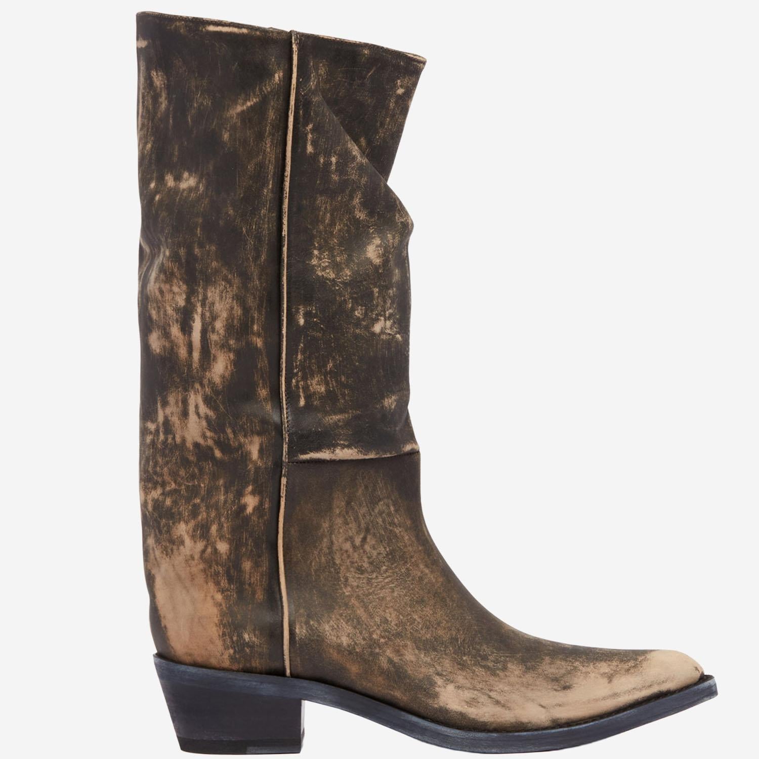 STIVALI CLIVE IN PELLE F1105944 482 KHAITE 