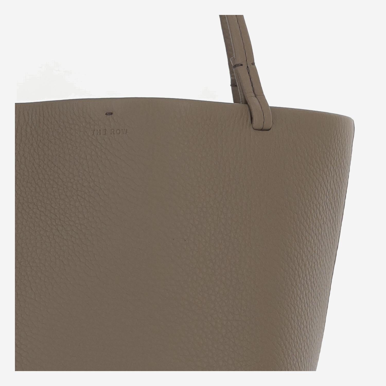 BORSA MEDIUM PARK TOTE IN PELLE MARTELLATA W1894L129 SMKTA THE ROW 