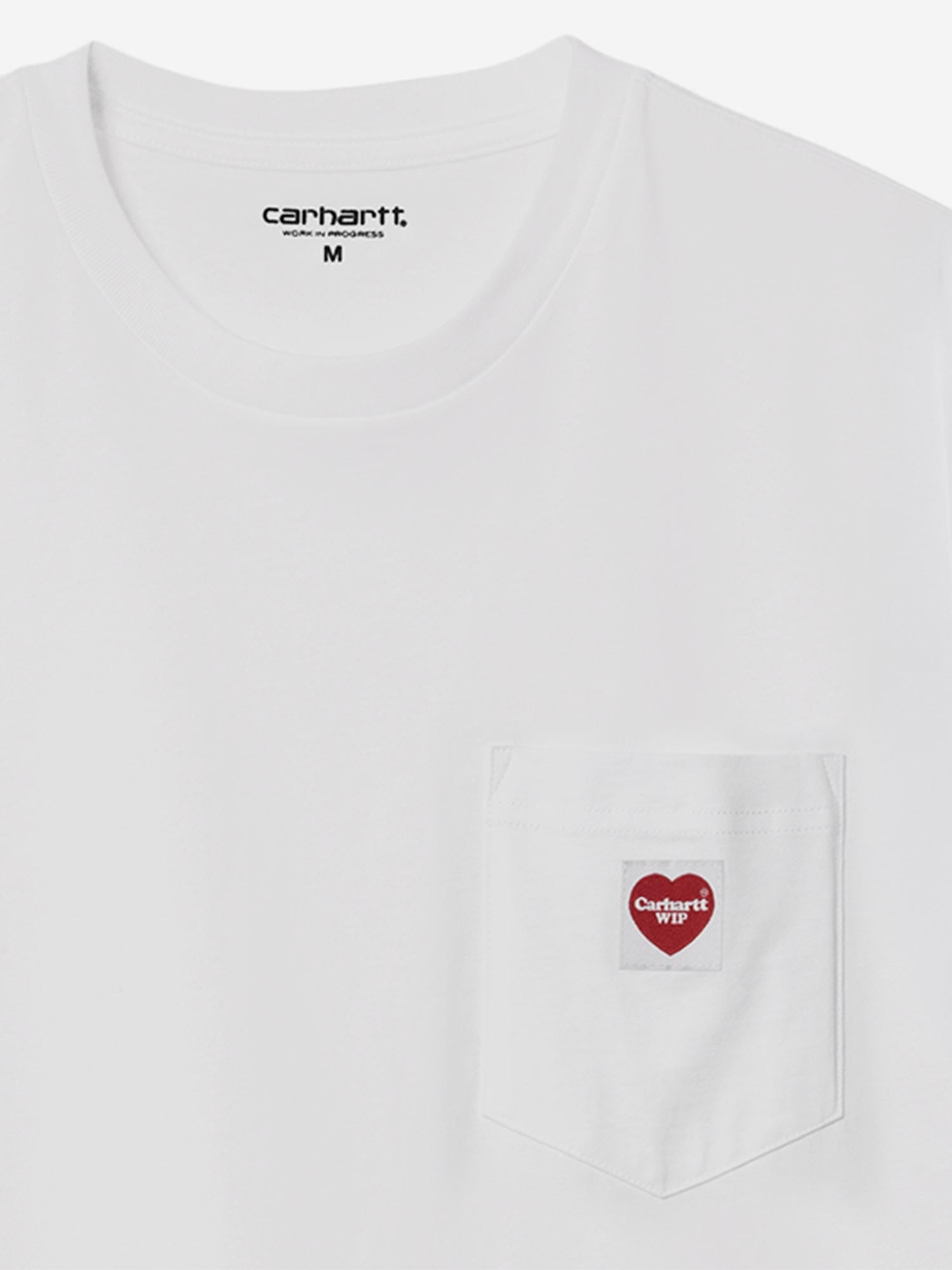 T-SHIRT IN COTONE CON LOGO I032128 1WZXX CARHARTT WIP 