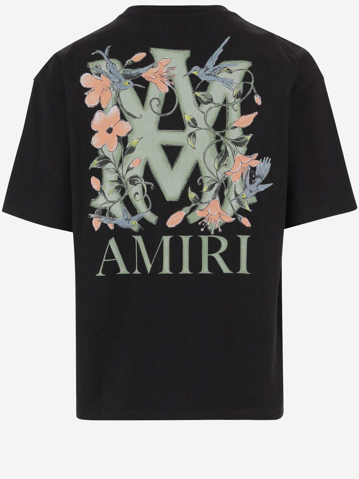 T-SHIRT IN COTONE CON STAMPA AMTOJR 1122001 AMIRI 