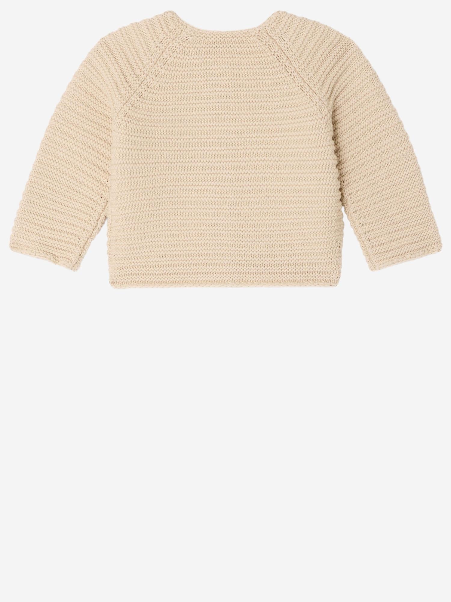 CARDIGAN IN COTONE BIOLOGICO S06YCAK00004 060 BONPOINT KIDS 