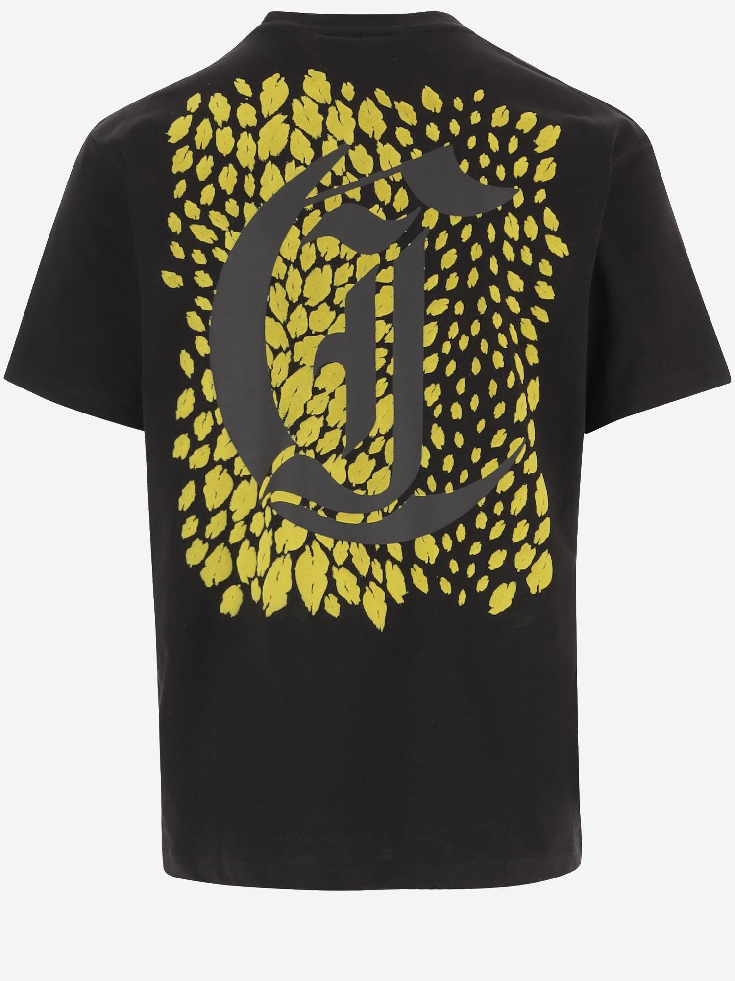 T-SHIRT IN COTONE CON STAMPA 80OAHT17 CJ500899 JUST CAVALLI 