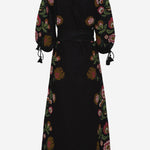 ABITO KEILA IN LINO KEILA BLACK PHILIPPA 1970 