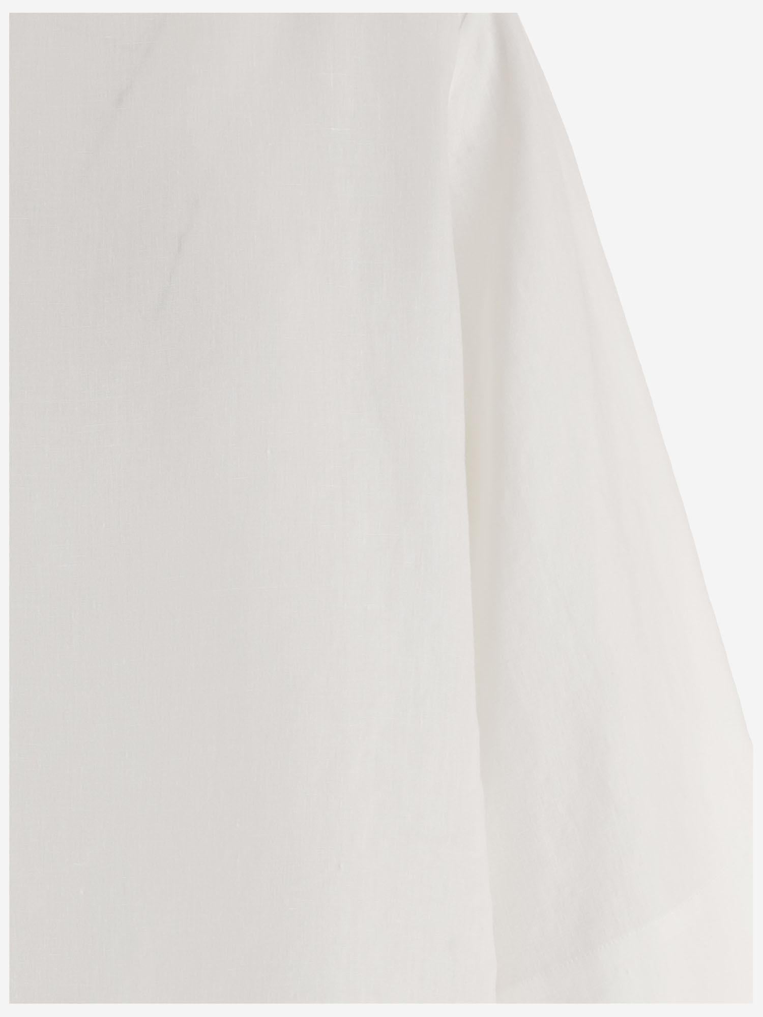 TOP JUNIA IN LINO 10843W4357 WHT THE ROW 