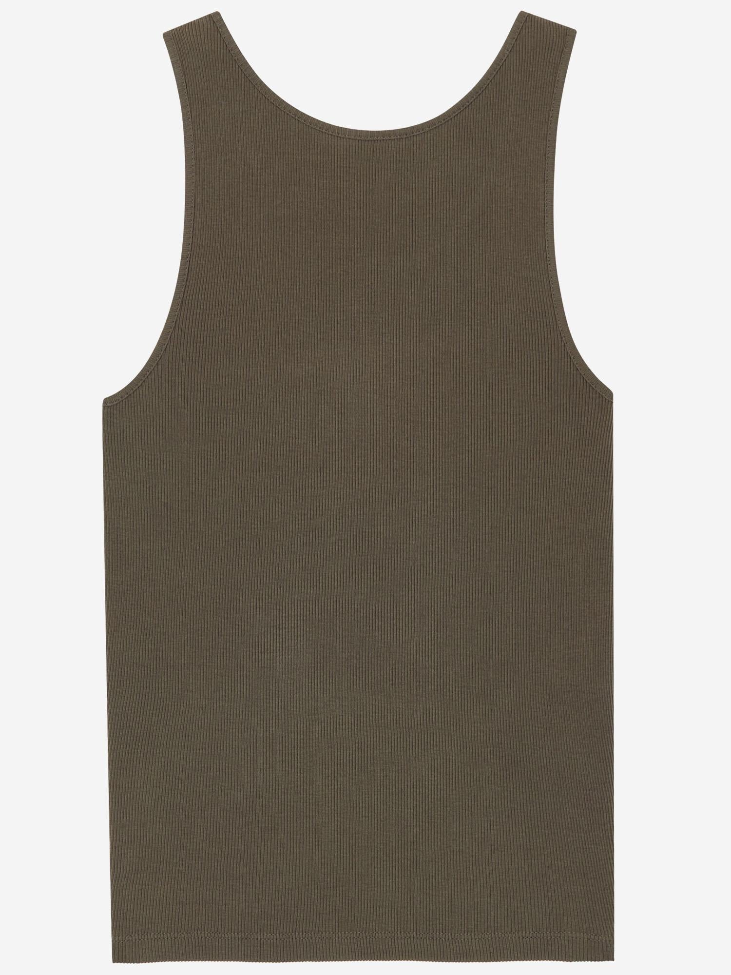 TANK TOP CASSANDRE IN COTONE 842992 Y37EC1365 SAINT LAURENT 