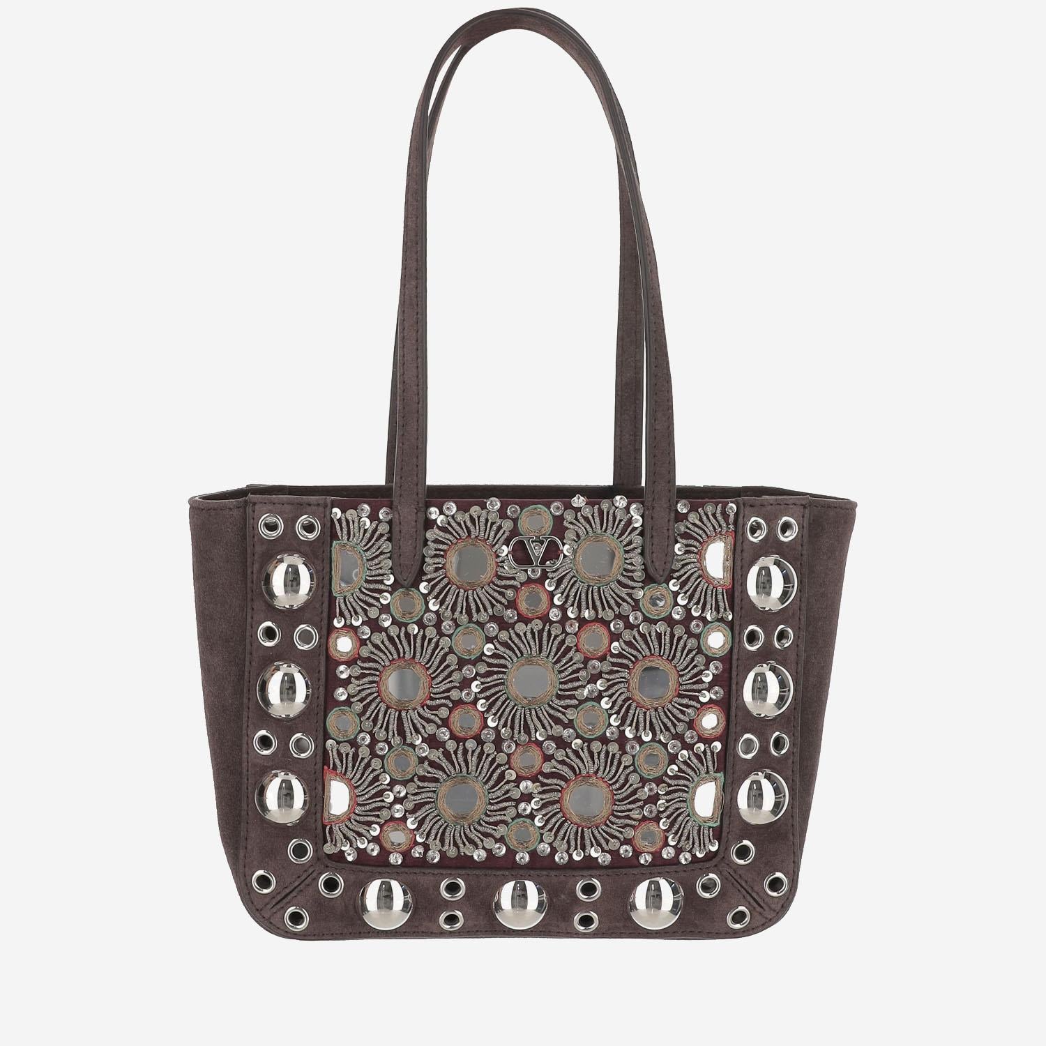 Borsa Shopping Mini Valentino Garavani Nellcôte Ricamata 7W2B0R89 TAARCB VALENTINO GARAVANI 