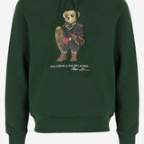 FELPA IN MISTO COTONE CON STAMPA POLO BEAR<BR/> 710981794 001 POLO RALPH LAUREN 