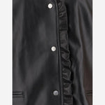 GILET LEA GALA IN PELLE J013 LEADARKBROWN NICCOLO PASQUALETTI 